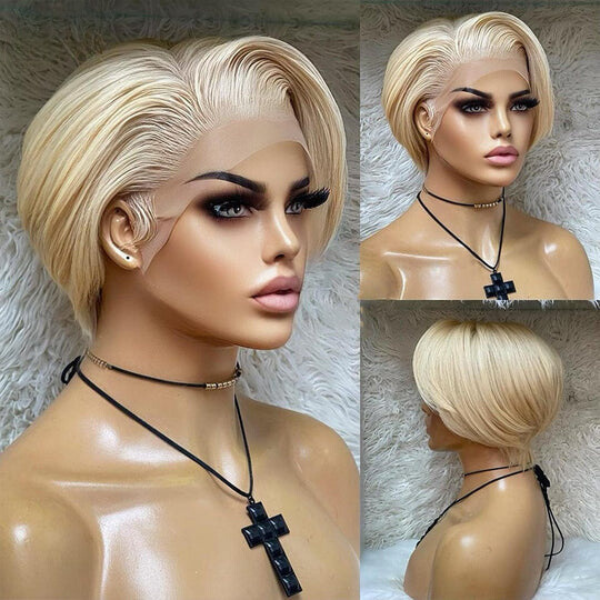 Amber Pixie Blonde Low Price