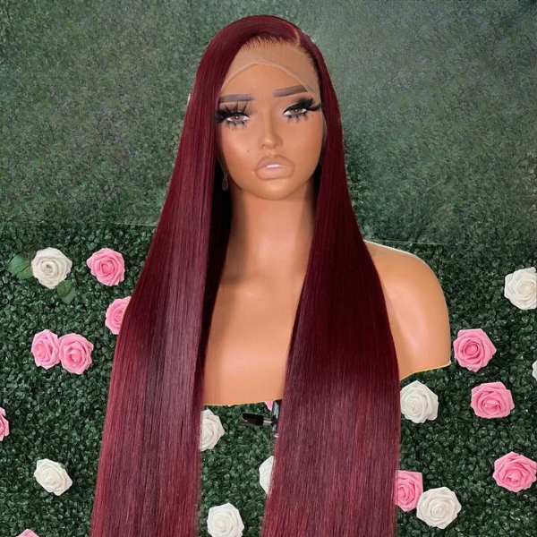 Arlene 13x4 Red Burgundy