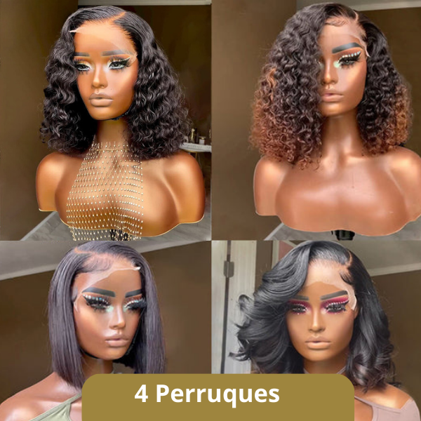 Combo of 4 Wigs N° 137