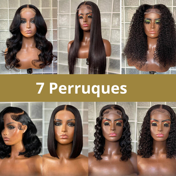 Combo of 7 Wigs N° 116