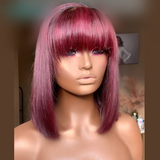 Yumi Bob Red Burgundy